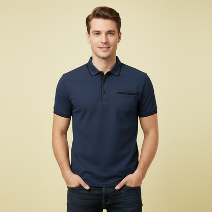 Elegantes Herren Polo Shirt | Poloshirt für Freizeitmode