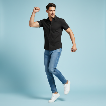 Elegantes Herrenhemd | Freizeithemden für Herren Sommermode