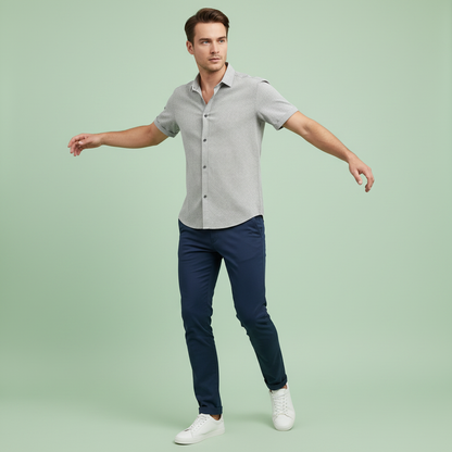 Elegantes Herrenhemd | Freizeithemden für Herren Sommermode