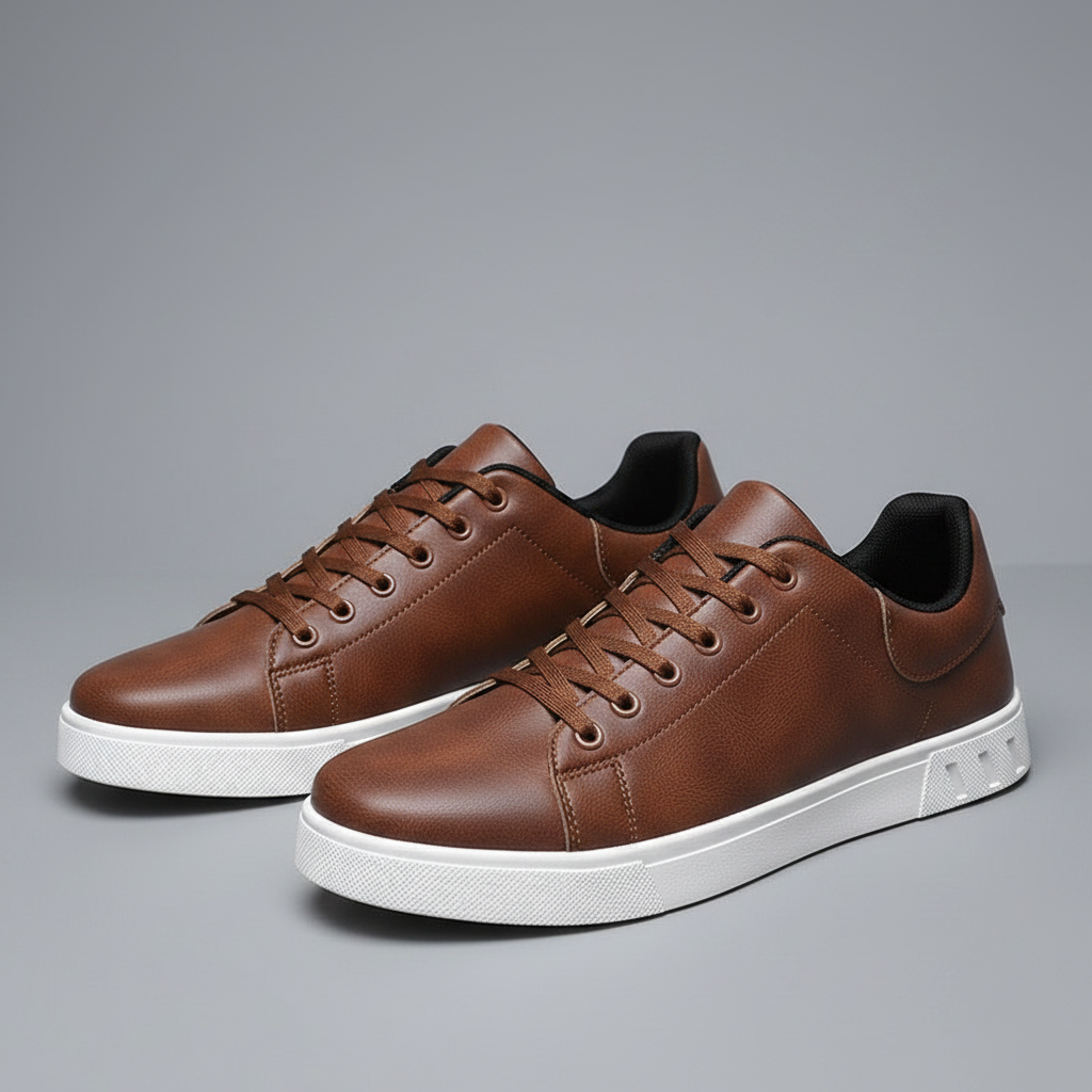 Herren Low-Top-Sneaker Weiß | Sportliche Schuhe Herren