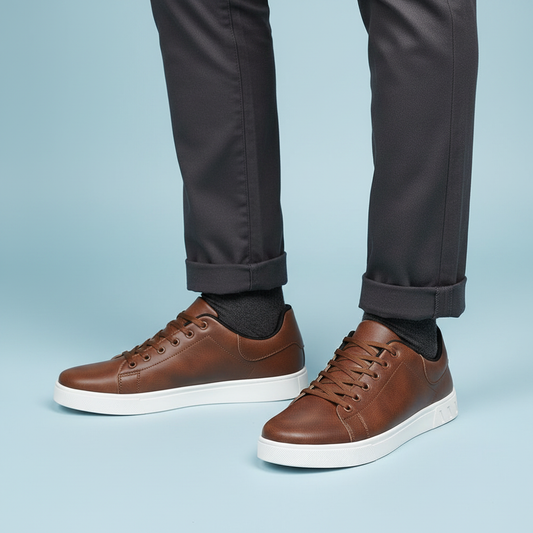 Herren Low-Top-Sneaker Weiß | Sportliche Schuhe Herren