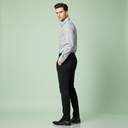 Saul | Herren Slim Fit Hose aus Dehnbarem Stoff