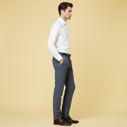 Saul | Herren Slim Fit Hose aus Dehnbarem Stoff