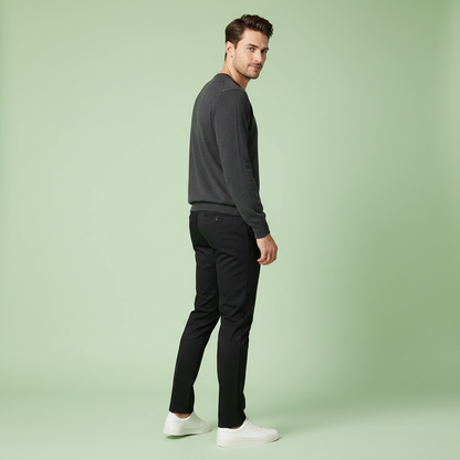 Saul | Herren Slim Fit Hose aus Dehnbarem Stoff