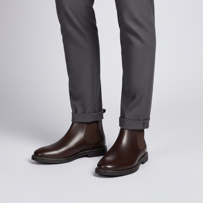 Wasserdichte Chelsea-Stiefel Herren | Knöchelhohe Stiefel