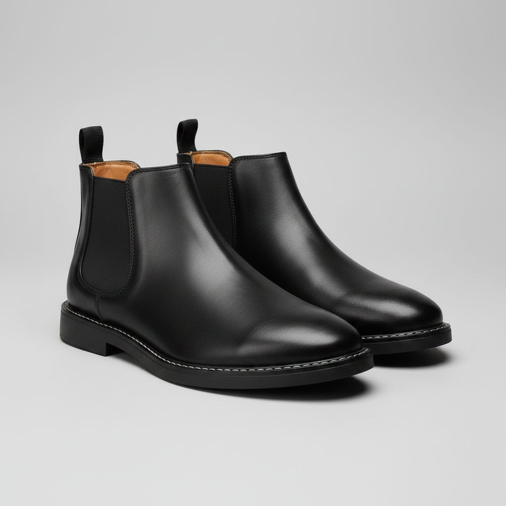 Wasserdichte Chelsea-Stiefel Herren | Knöchelhohe Stiefel
