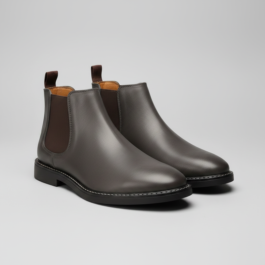 Wasserdichte Chelsea-Stiefel Herren | Knöchelhohe Stiefel
