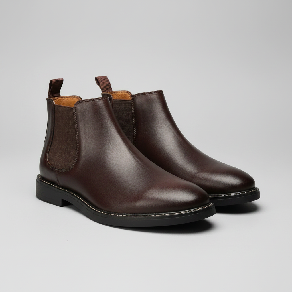 Wasserdichte Chelsea-Stiefel Herren | Knöchelhohe Stiefel