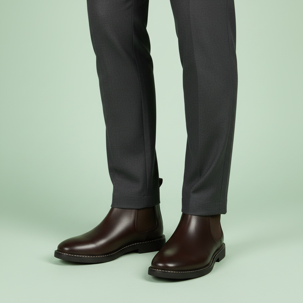 Wasserdichte Chelsea-Stiefel Herren | Knöchelhohe Stiefel
