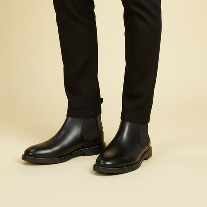 Wasserdichte Chelsea-Stiefel Herren | Knöchelhohe Stiefel