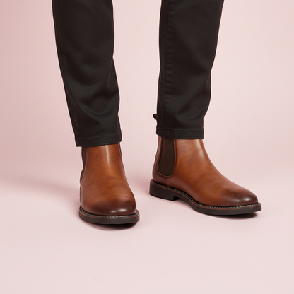 Wasserdichte Chelsea-Stiefel Herren | Knöchelhohe Stiefel